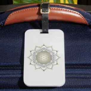 Étiquette À Bagage Fleur De Vie - Blossoms Mandala 1