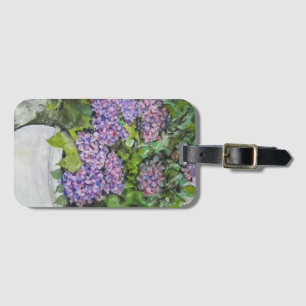 Étiquette À Bagage Fleur d'Hydrangea