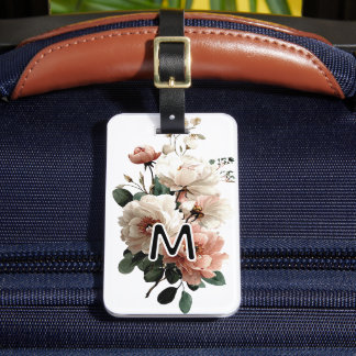 Étiquette À Bagage Fleur Élégante de Fleur Sauvage