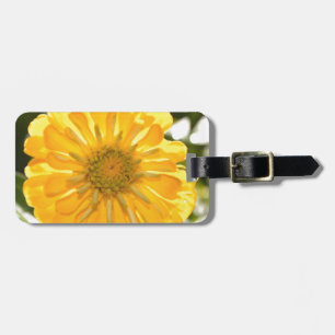 Étiquette À Bagage Fleur jaune fleurie jaune marguerite jaune