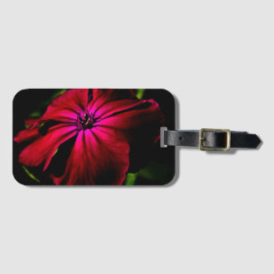 Étiquette À Bagage Fleur sauvage violette bc ltcnm