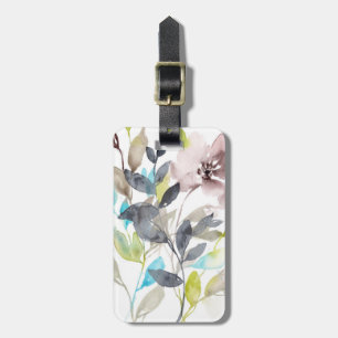 Étiquette À Bagage Fleurs dans le mélange