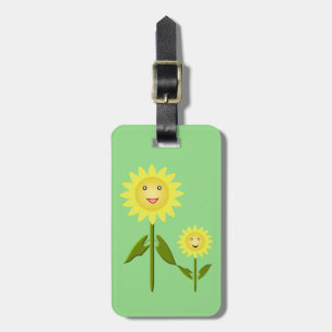 Étiquette À Bagage Fleurs de soleil de la fête des mères sur mesure