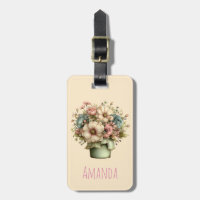 Fleurs Fantaisistes dans un Pot de Fleurs Mignon