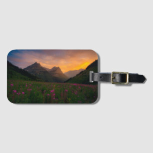 Étiquette À Bagage Fleurs sauvages de glacier
