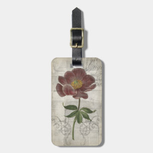 Étiquette À Bagage Floral français I