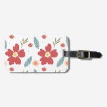 Flore de printemps rouge