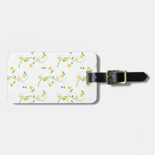 Étiquette À Bagage Flore et Fleurs