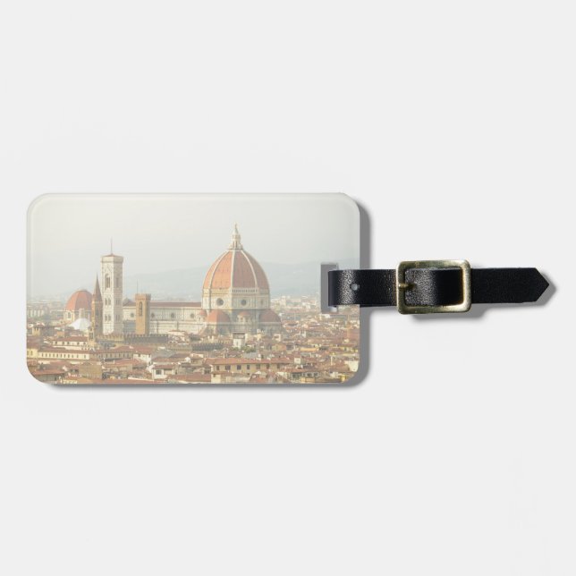 Étiquette À Bagage Florence ou Florence Italie Duomo (Devant horizontal)