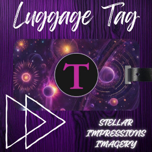 Étiquette À Bagage Flux radiant