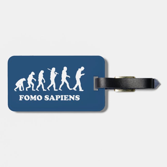 Étiquette À Bagage Fomo Sapiens (Dos horizontal)