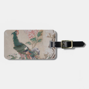 Étiquette À Bagage Fond d'écran chinois Peacock vintage