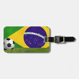 Étiquette À Bagage Football brésilien - le football