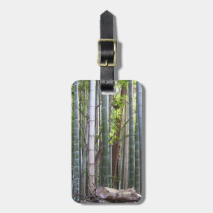 Étiquette À Bagage Forêt géante de bambou japonaise, Sagano, Kyoto, J