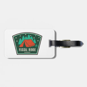Étiquette À Bagage Fossil Ridge Wilderness Colorado Camping