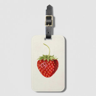 Étiquette À Bagage Fraise juteuse (par Louis C.C. Krieger)
