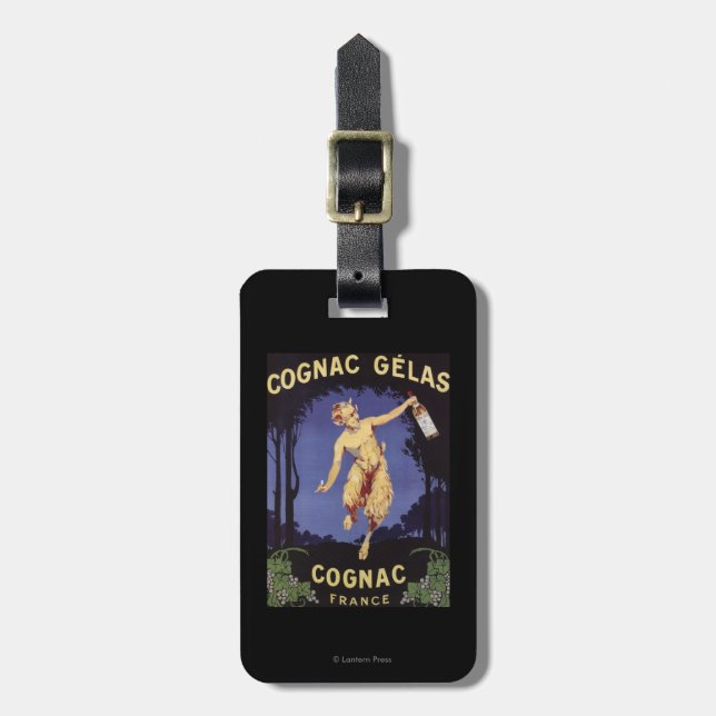 Étiquette À Bagage FranceCognac Gelas PosterFrance promotionnel (Devant Vertical)