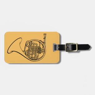 Étiquette À Bagage French Horn musique de groupe