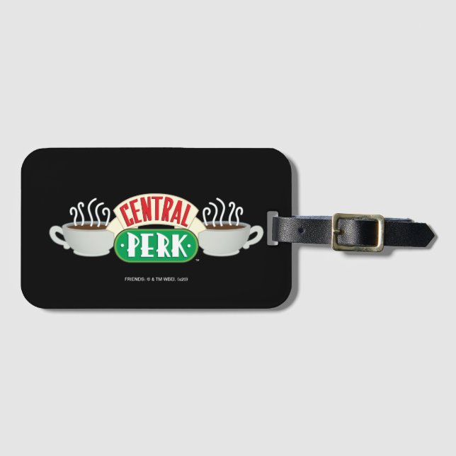 Étiquette À Bagage FRIENDS™| Logo Central Perk (Devant Horizontal)