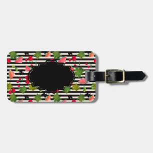 Étiquette À Bagage Fruits Fruits Fruits Fruits Fruits Aquarelles Cart