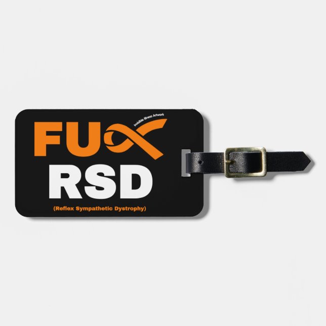 ÉTIQUETTE À BAGAGE FU RSD (Devant horizontal)