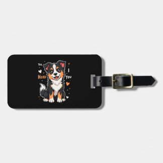 Étiquette À Bagage Funky Australian Shepherd Maman Cadeaux Aussie Oui