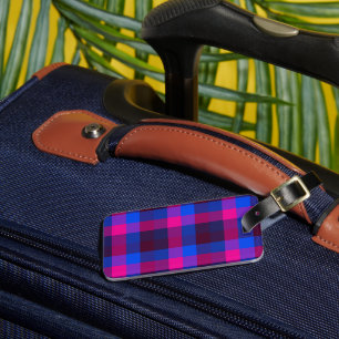 Étiquette À Bagage Fusion de mosaïque néon