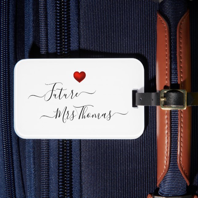 Étiquette À Bagage Futur Mme Red Heart (Insitu Rectoal 4)