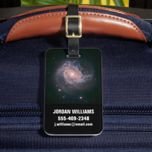Étiquette À Bagage Galaxie spirale barrée Messier 83.2