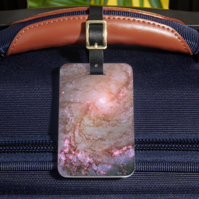 Étiquette À Bagage Galaxie Spirale M83, Ablaze Avec Formation Star. (Insitu Rectoal 2)