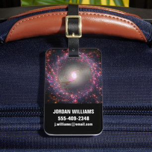 Étiquette À Bagage Galaxie Spirale Ngc 3351.