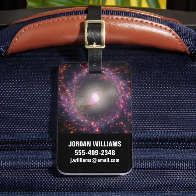 Étiquette À Bagage Galaxie Spirale Ngc 3351. (Insitu Rectoal 2)