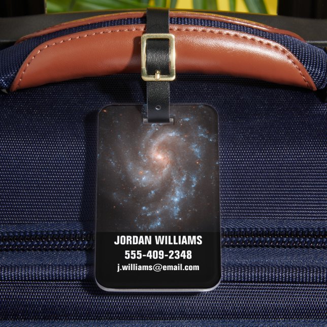 Étiquette À Bagage Galaxie Spirale Ngc 5584 (Insitu Rectoal 2)
