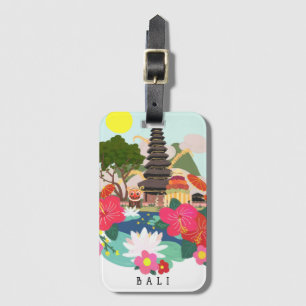 Étiquette À Bagage Galungan à Bali illustration
