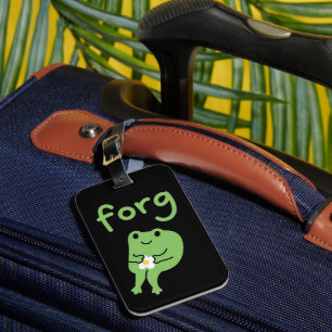 Étiquette À Bagage Gâteau de grenouille mignon Kawaii Meme Mignon est