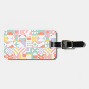 Étiquette À Bagage géométrique n° 32