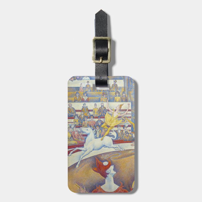 Étiquette À Bagage Georges Seurat - Le Cirque (Devant Vertical)