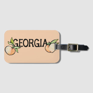 Étiquette À Bagage Georgia Peach