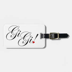 Étiquette À Bagage GiGi