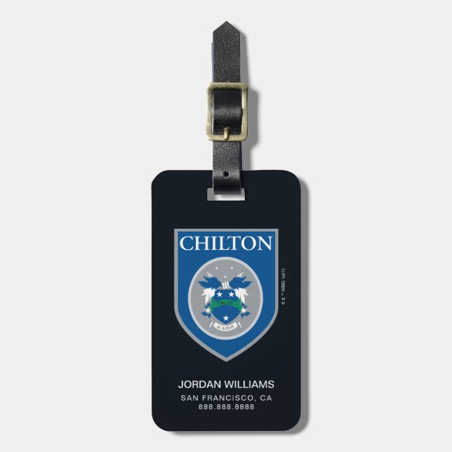 Étiquette À Bagage Gilmore Girls | Badge de l'Académie Chilton (Devant Vertical)