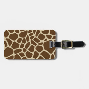 Étiquette À Bagage Girafe
