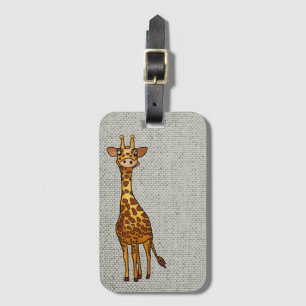 Étiquette À Bagage girafe porte-bagages