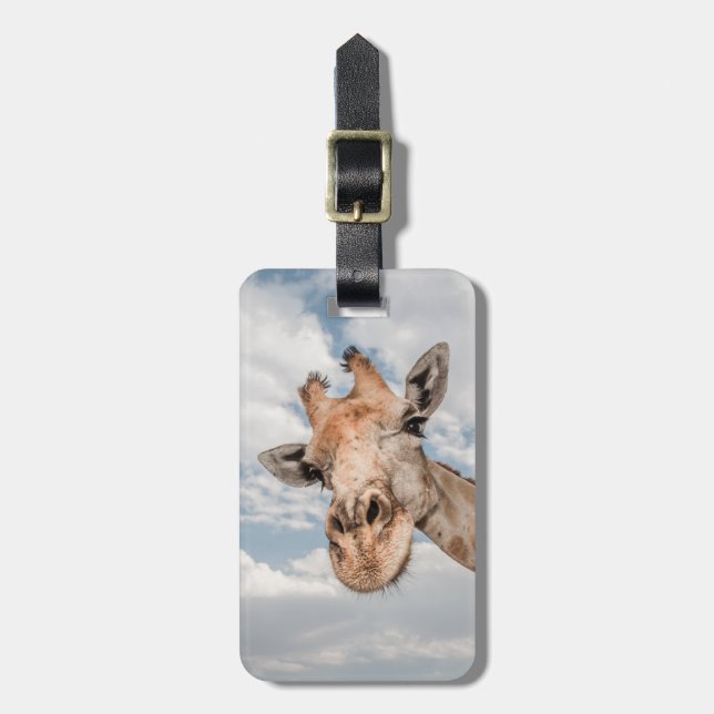 Étiquette À Bagage Giraffe (Devant Vertical)