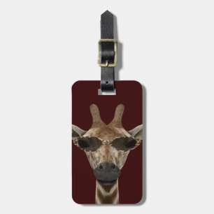 Étiquette À Bagage Giraffe Incognito