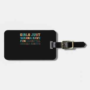 Étiquette À Bagage Girls Just Wanna Have Fundamental Rights