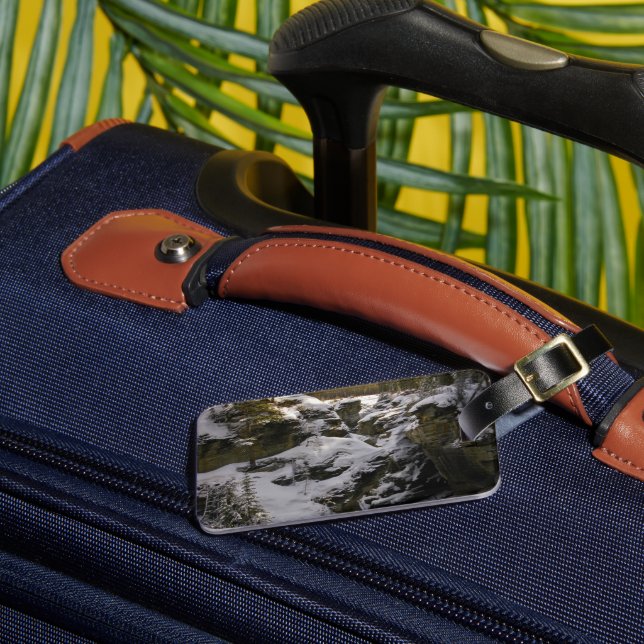 Étiquette À Bagage Glace et neige | Parc national Jasper Alberta, Can (Insitu Rectoal 3)