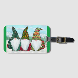 ÉTIQUETTE À BAGAGE GNOMES IRLANDAIS