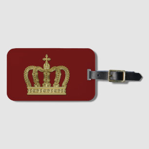 Étiquette À Bagage Golden Royal Crown II + votre backgr. & idées
