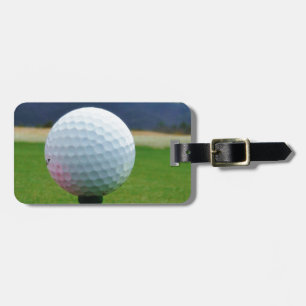 Étiquette À Bagage Golf Ball sur un terrain de golf de montagne