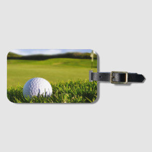 Étiquette À Bagage Golf Course Bagagerie Étiquette De Voyage Avec Car